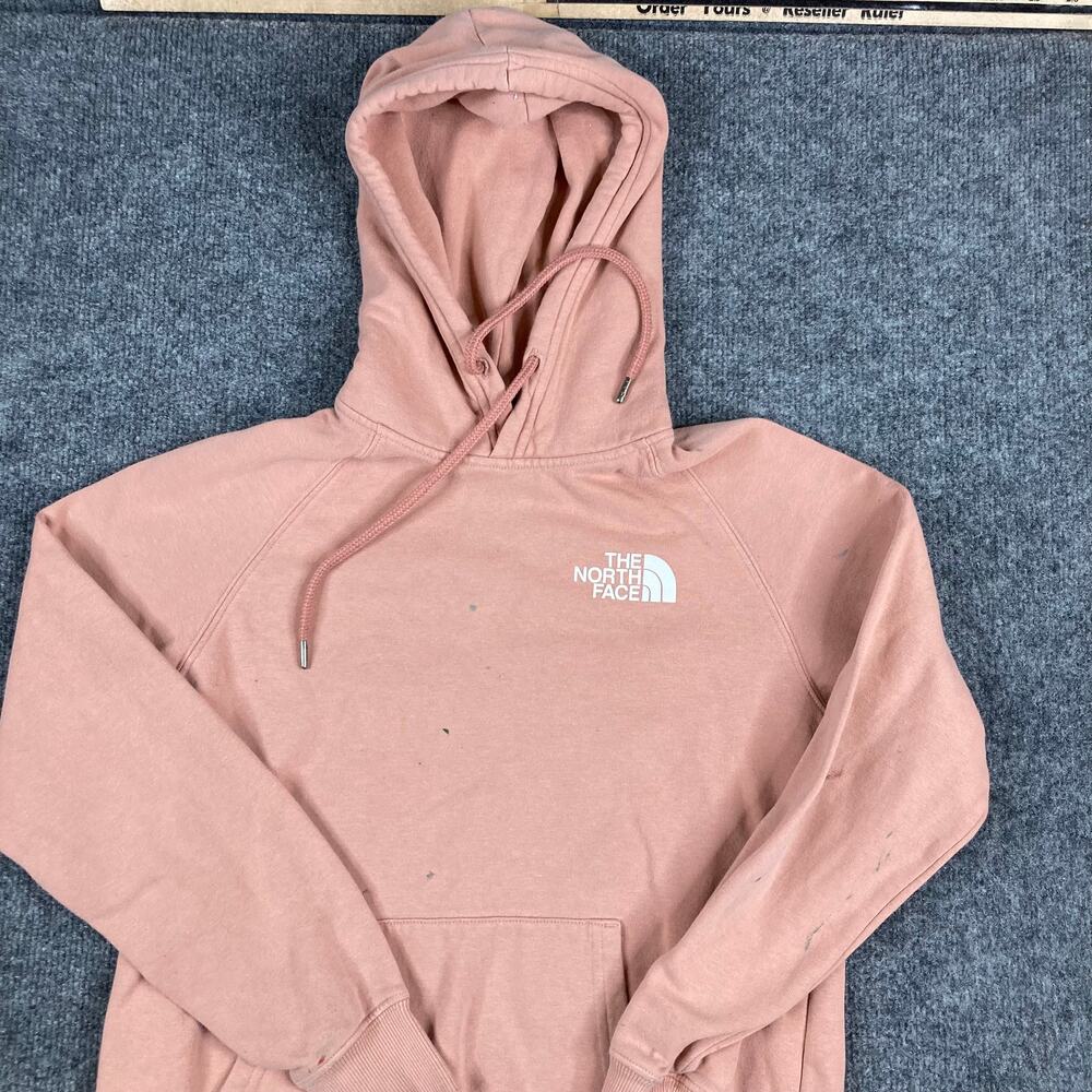 The North Face Hoodie Womens XS Pink Pullover Logo Casual Sweatshirt